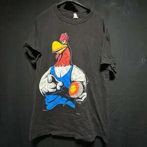 VTG 90s 1994 Foghorn Leghorn Basketball T-Shirt Double Sided 'In Your Face Son'